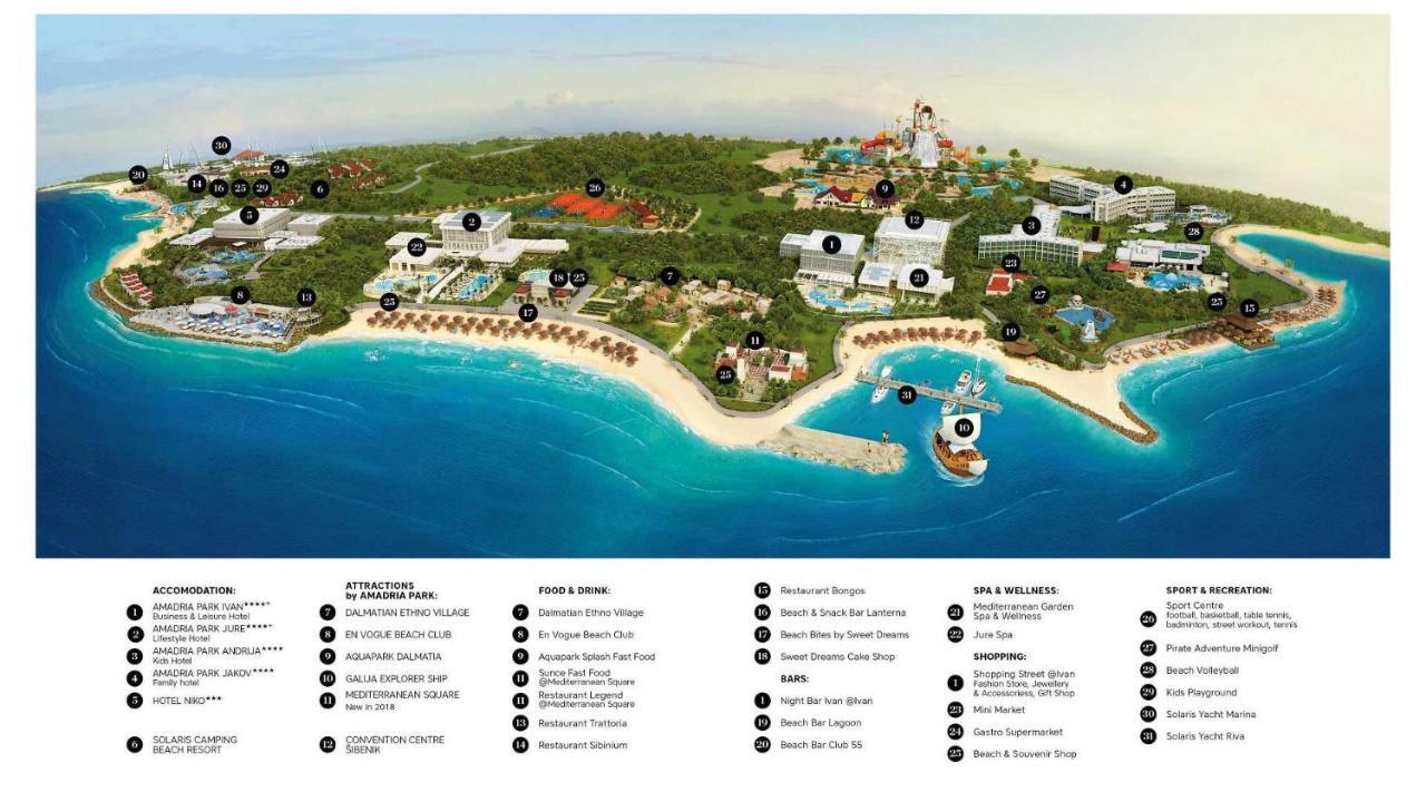 Amadria Park Kids Hotel Andrija ชิเบนิก ภายนอก รูปภาพ